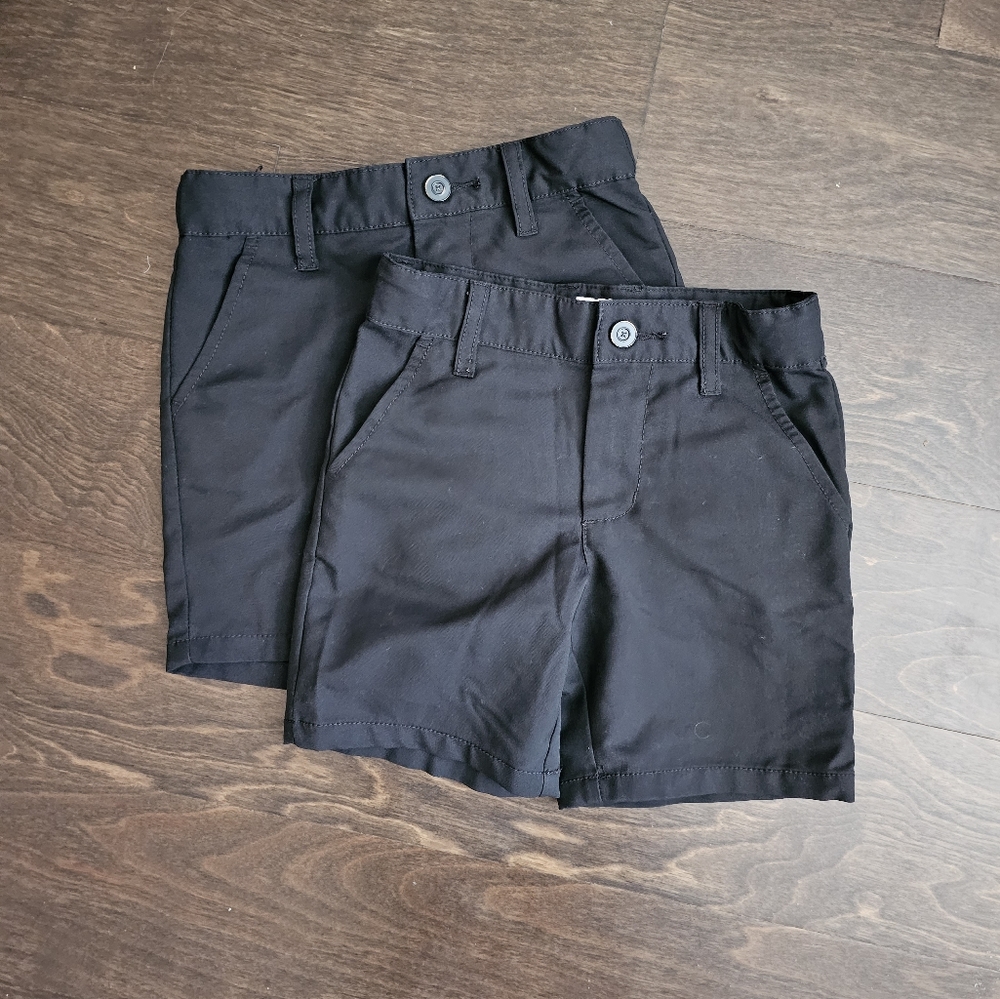 Cat & Jack Black Uniform Shorts Performance Material